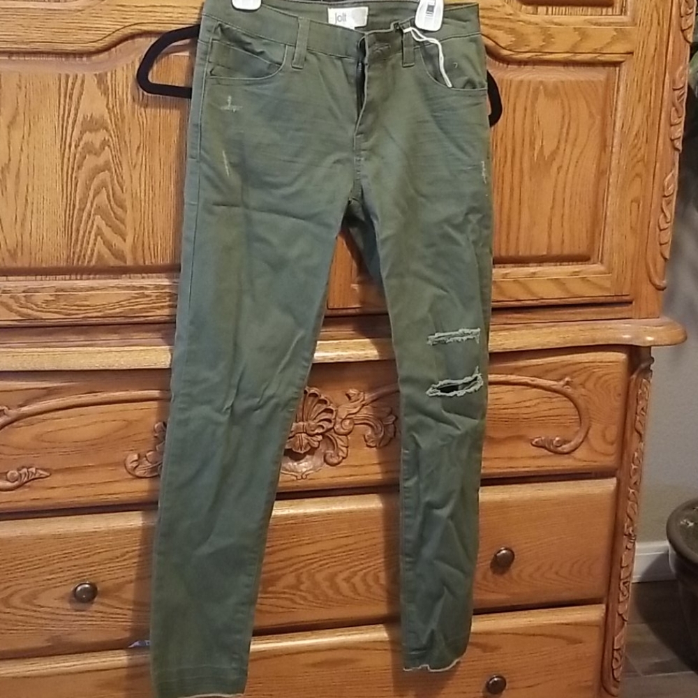 Khaki jeans